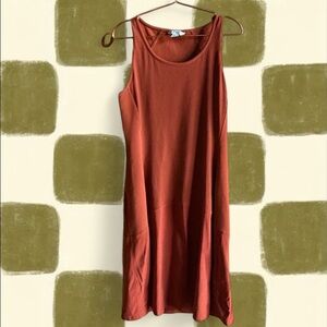 Athleta Rust Midi Dress